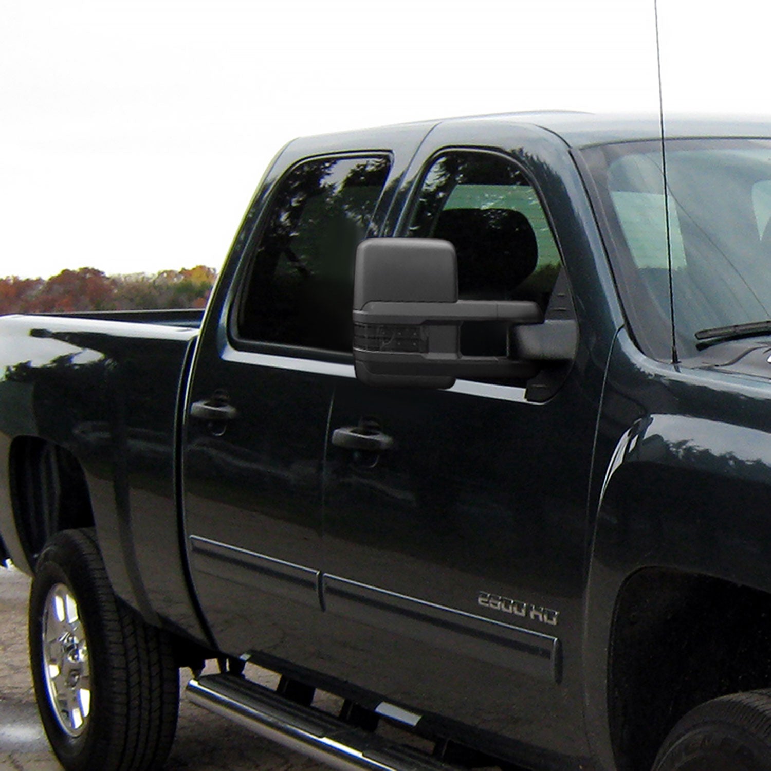 2007-2014 Chevy Silverado/Suburban/Sierra/Yukon/XL Heated Towing Mirrors Smoke