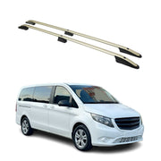 2016-2024 Mercedes Metris  L2 MWB Roof Rack Rails Side Rails Bronze