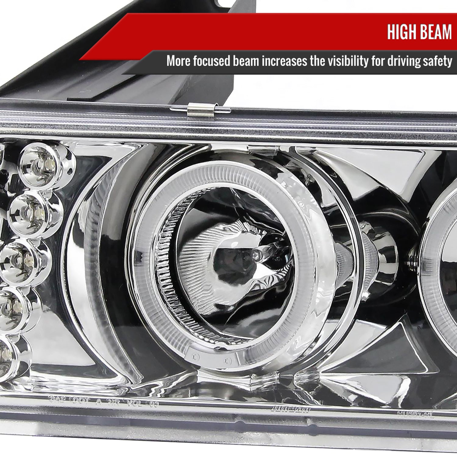 2004-2012 Chevy Colorado/GMC Canyon Headlights Corner Signal Lights Chrome