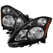 2010-2012 Nissan Altima Sedan Factory Style Headlights Matte Black/Clear Lens
