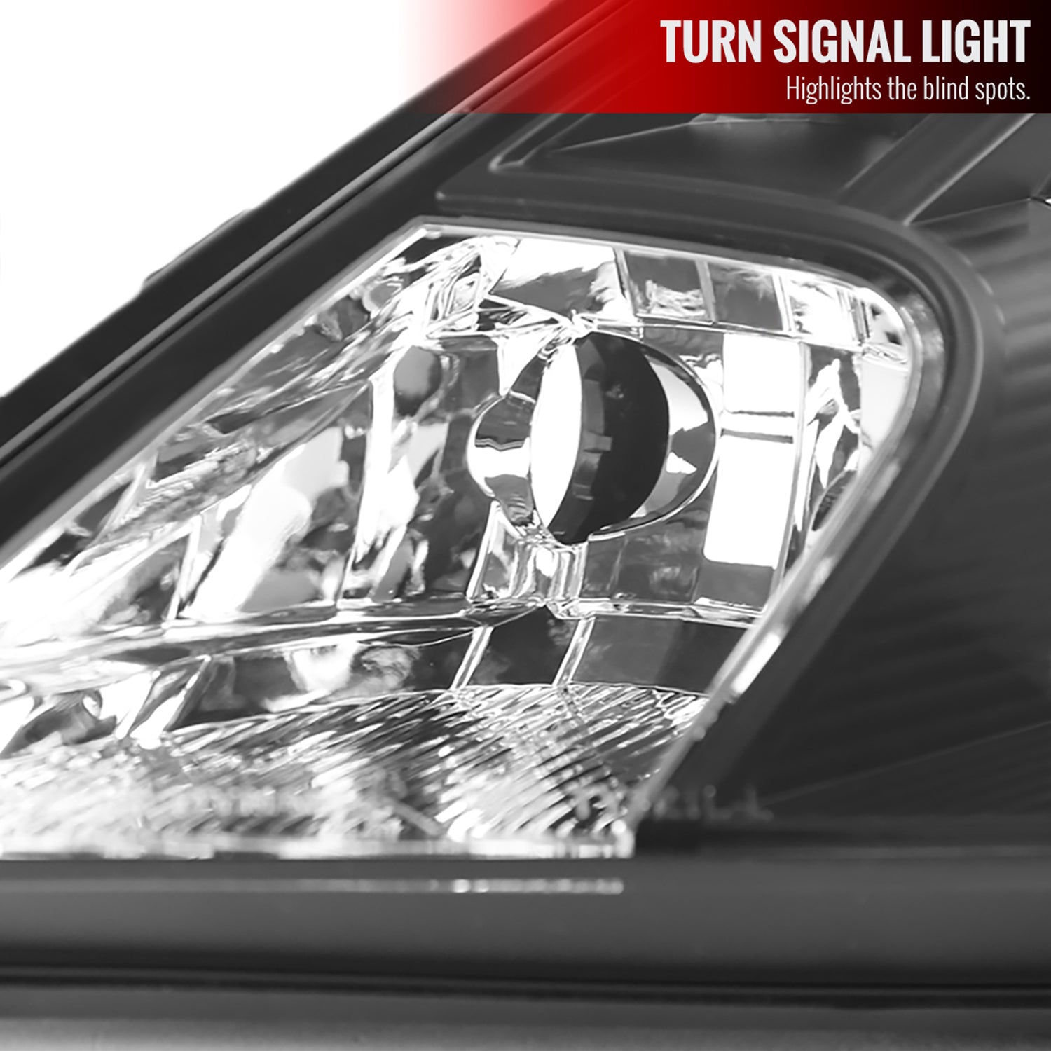 2000-2005 Toyota Celica Projector Headlights SMD LED Light Strip Matt Black