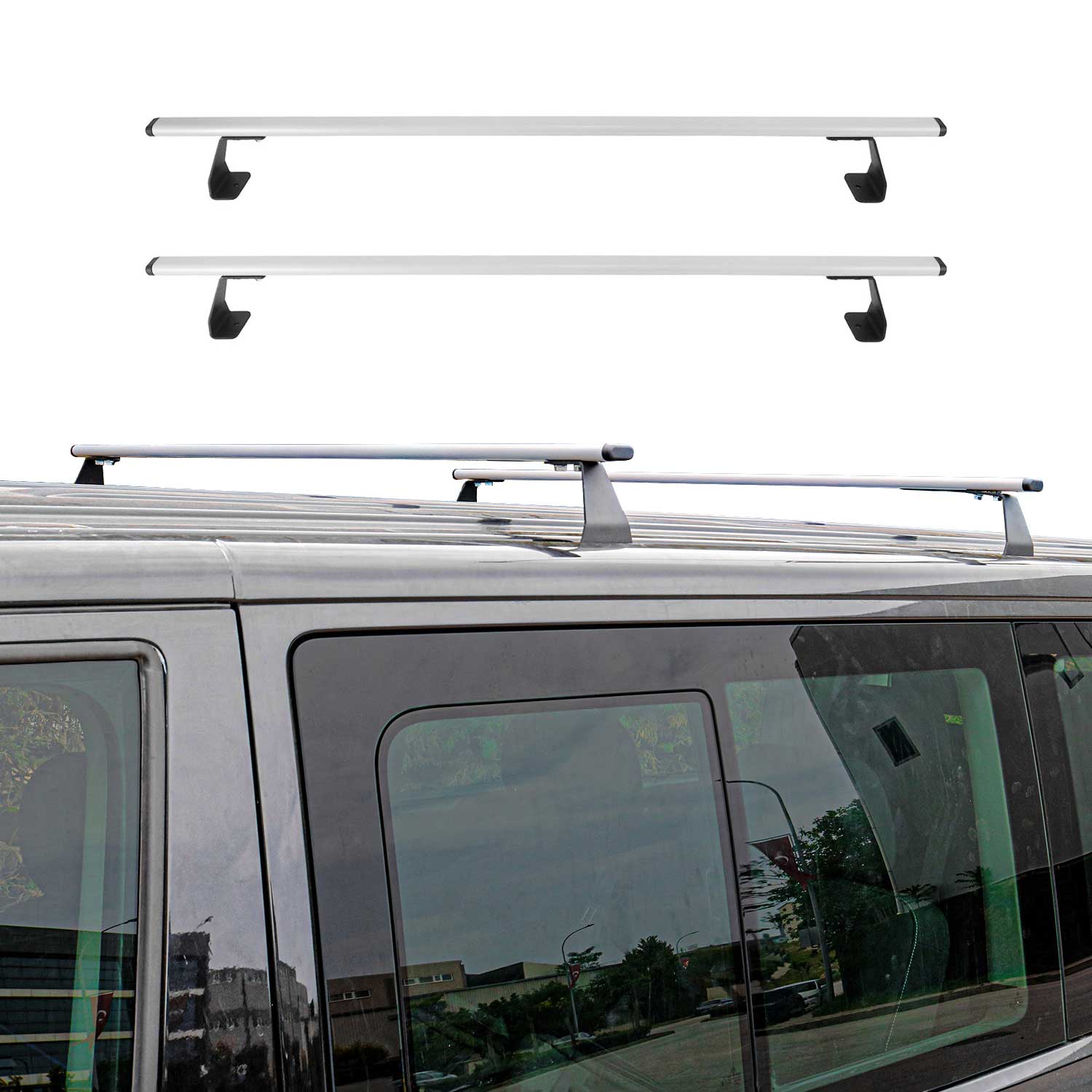 2015-2022 RAM ProMaster City Roof Rack Cross Bars Silver