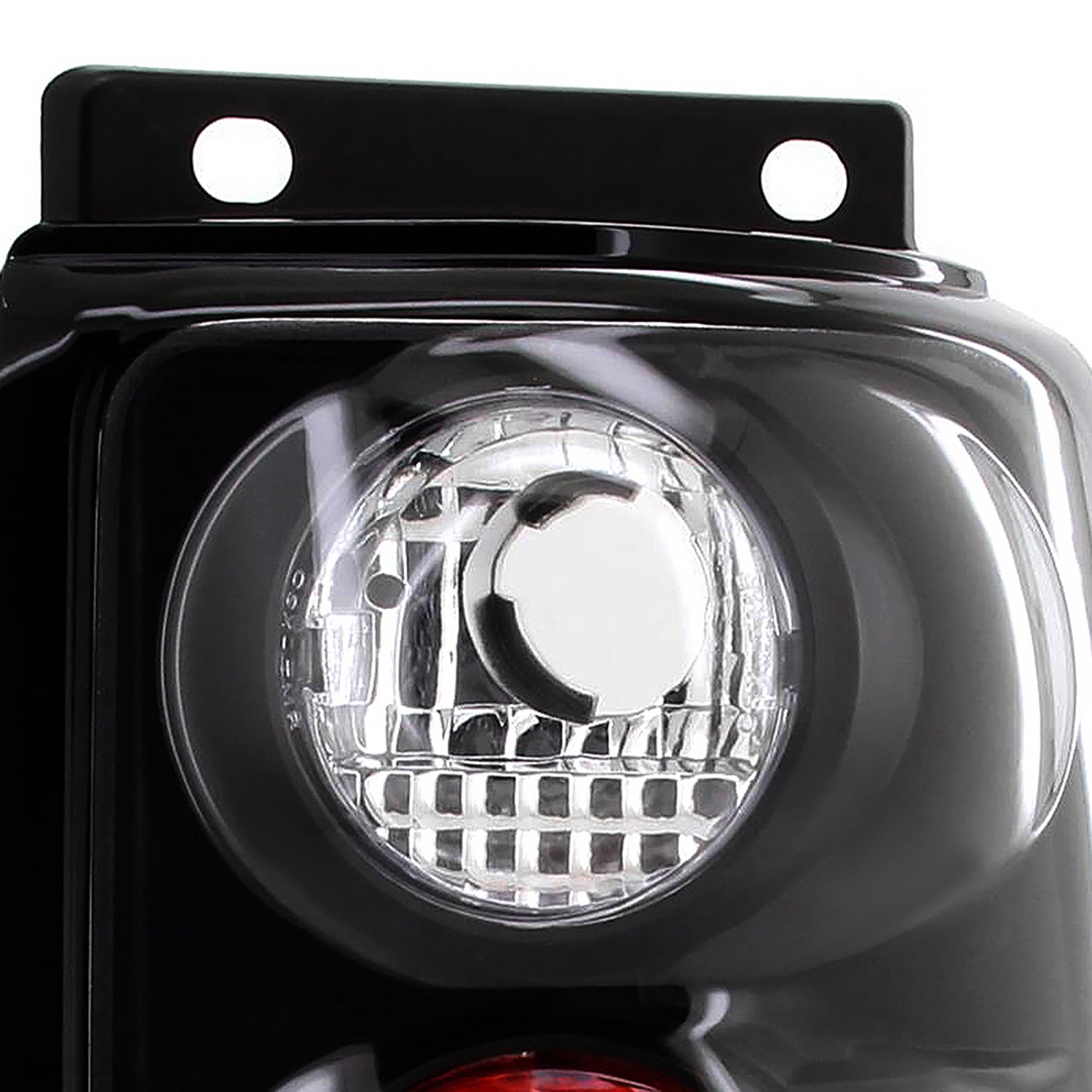1995-1997 Ford Explorer Tail Lights Matte Black Housing/Clear Lens