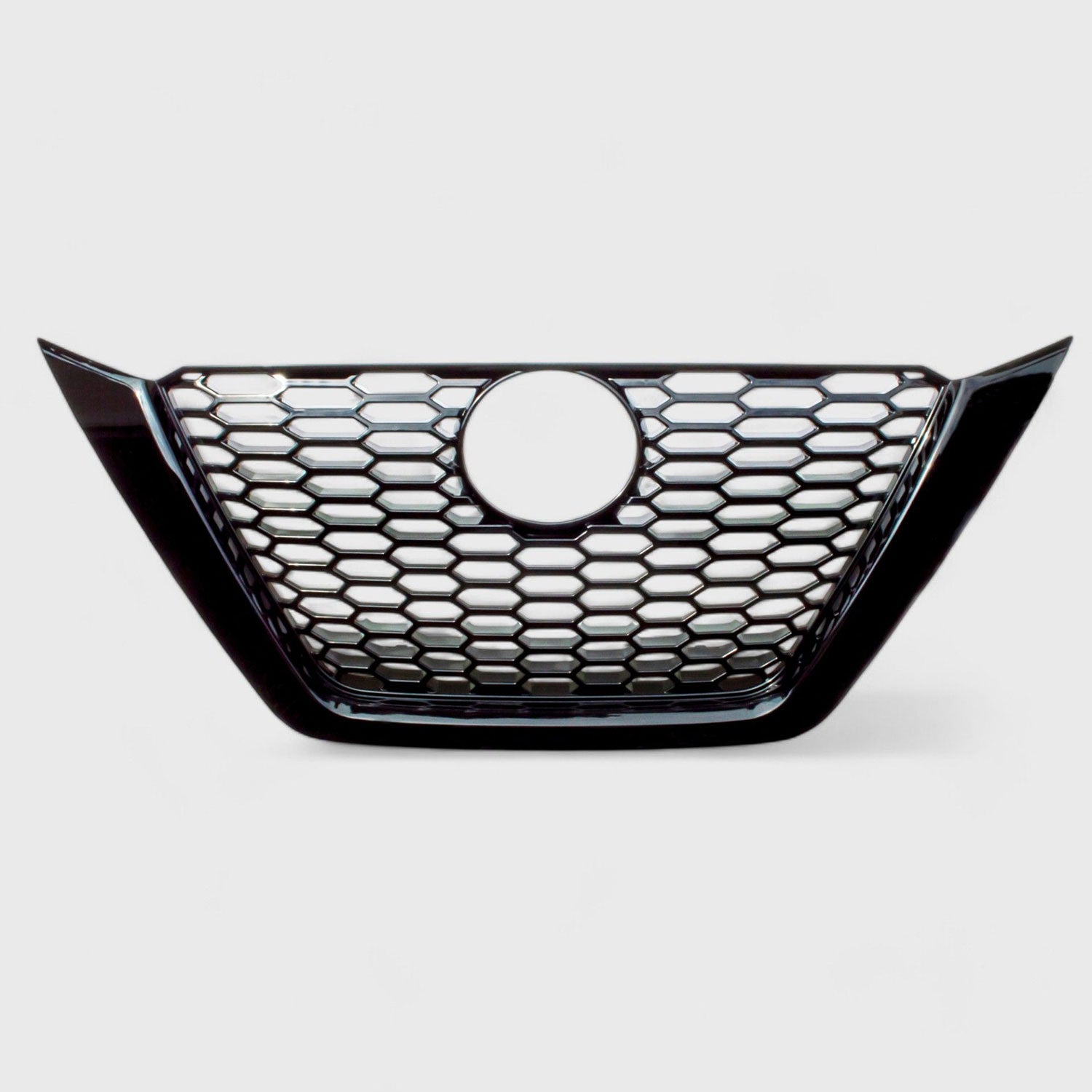 2019-2022 Nissan Altima Grille Overlay Gloss Black 1Pcs ABS Plastic