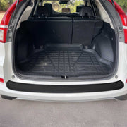 2012-2016 Honda CR-V 4.gen Rear Bumper Sill Cover Protector Guard ABS Black 1Pc