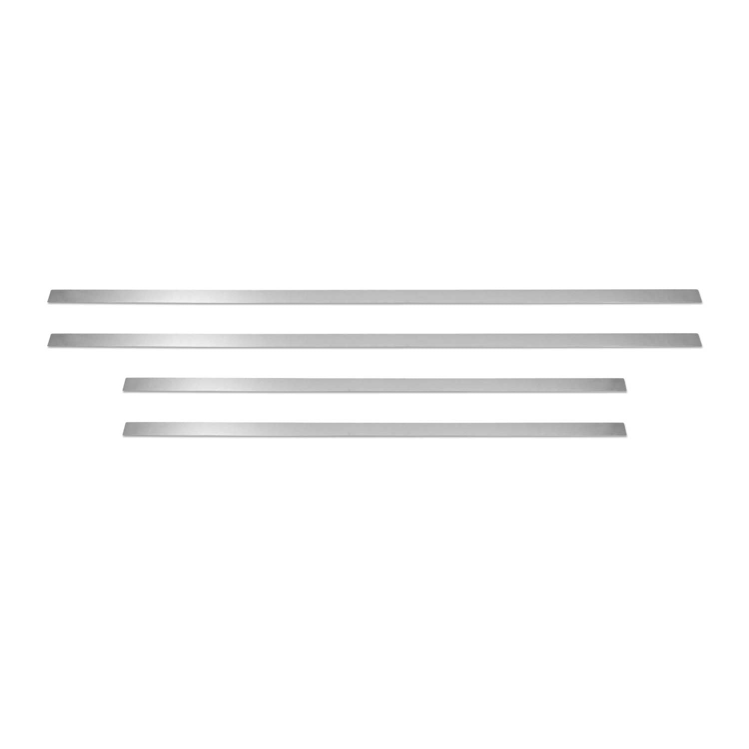 2005-2015 Toyota Tacoma Side Door Molding Trim Skirt Garnish Stainless Steel Silver 4Pcs