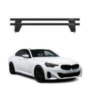 Top Roof Racks Cross Bars fits BMW 3 Series G20 2019-2026 2Pcs Black Aluminium
