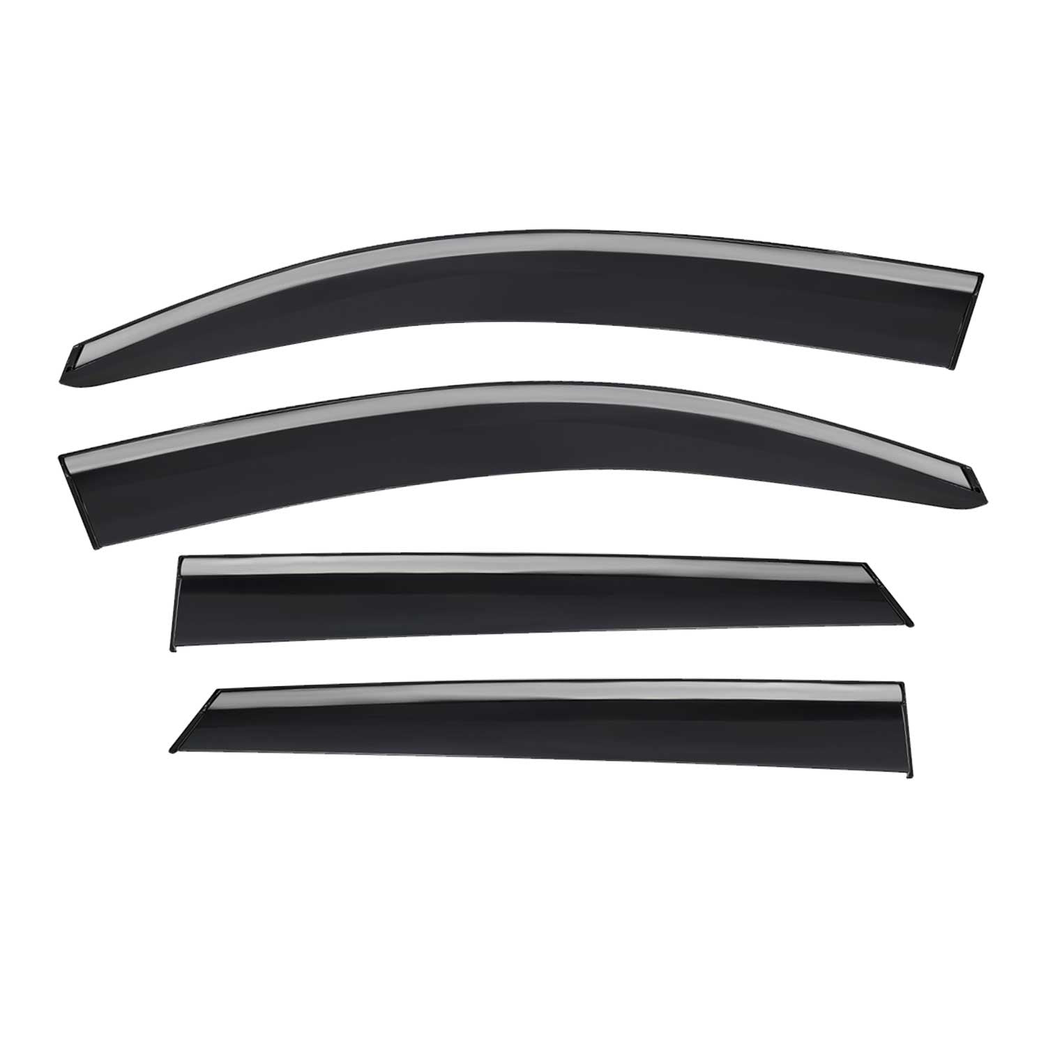 2016-2021 Hyundai Tucson Window Visor Vent Rain Deflector 4Pcs Smoke