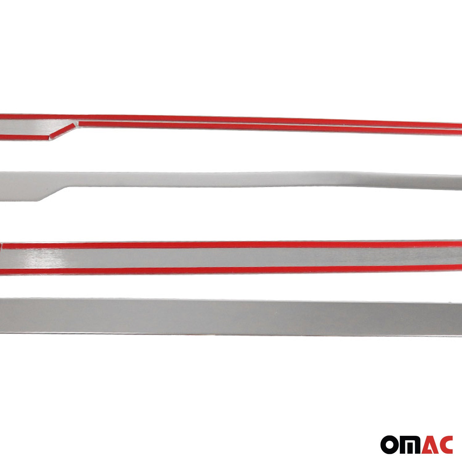 2022-2026 Hyundai Tucson Side Door Molding Trim Stainless Steel Silver 4x