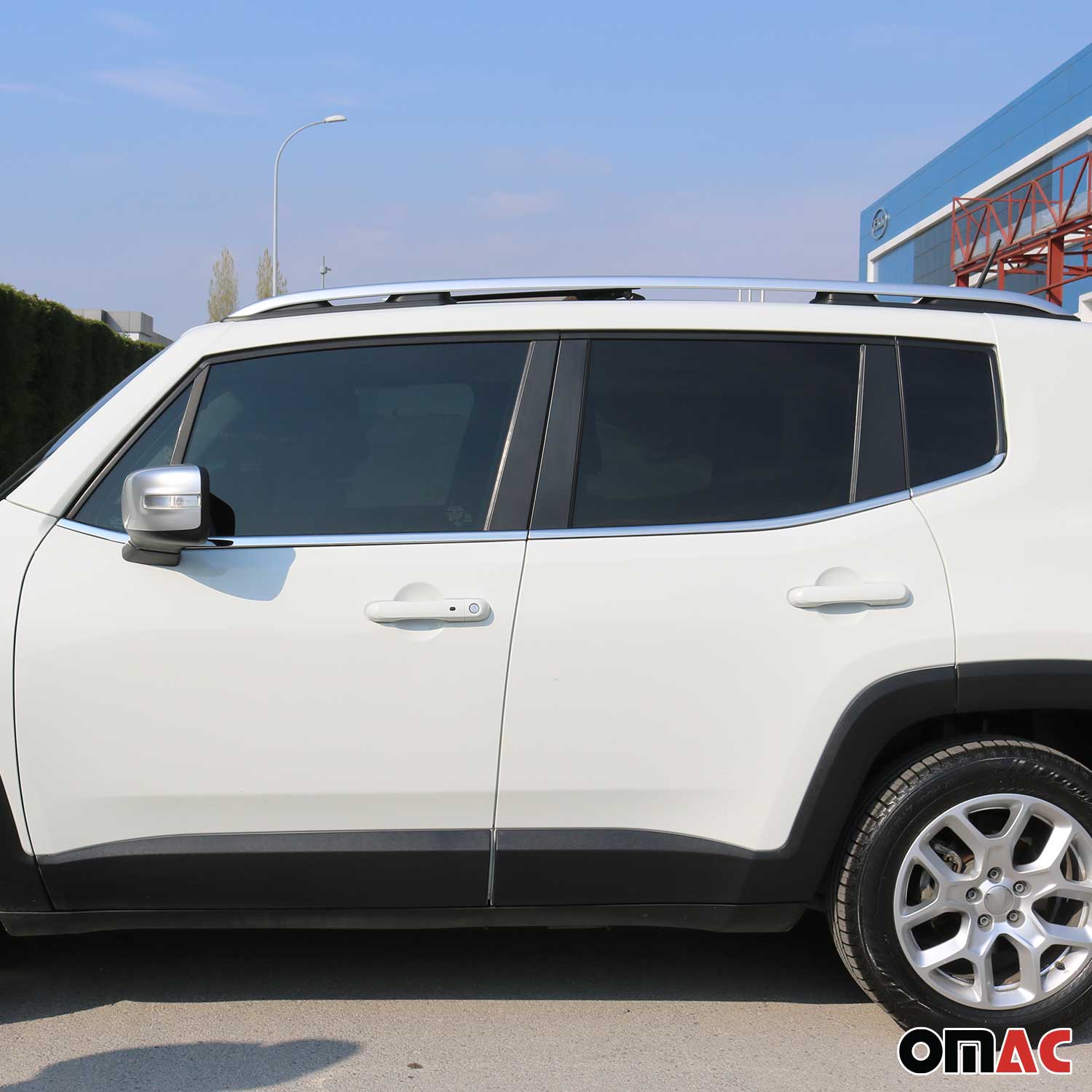 2015-2024 Jeep Renegade Window Molding Trim Streamer Steel Silver 6 Pcs