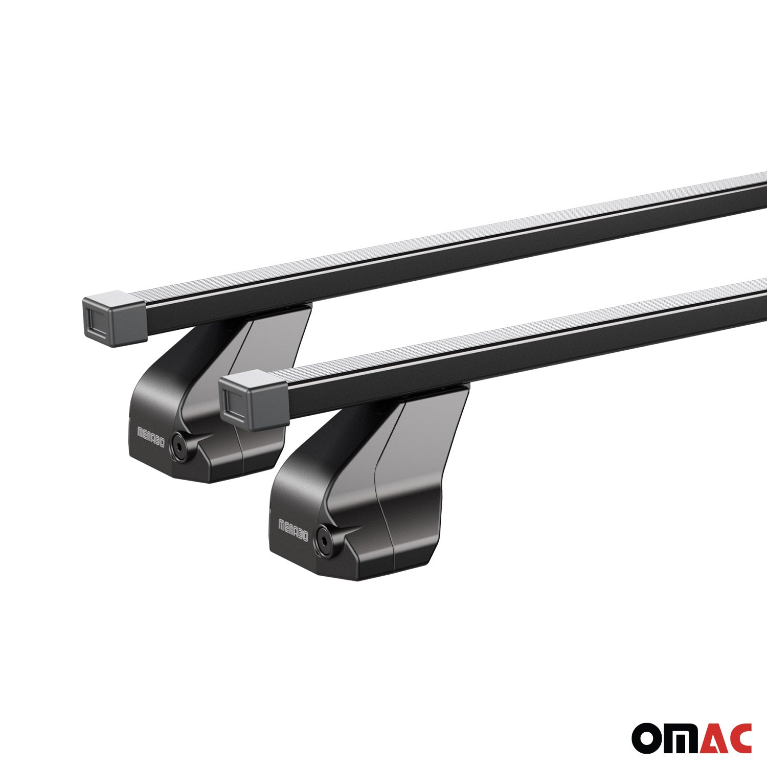 Top Roof Racks Cross Bars fits BMW 3 Series G20 2019-2026 2Pcs Black Steel