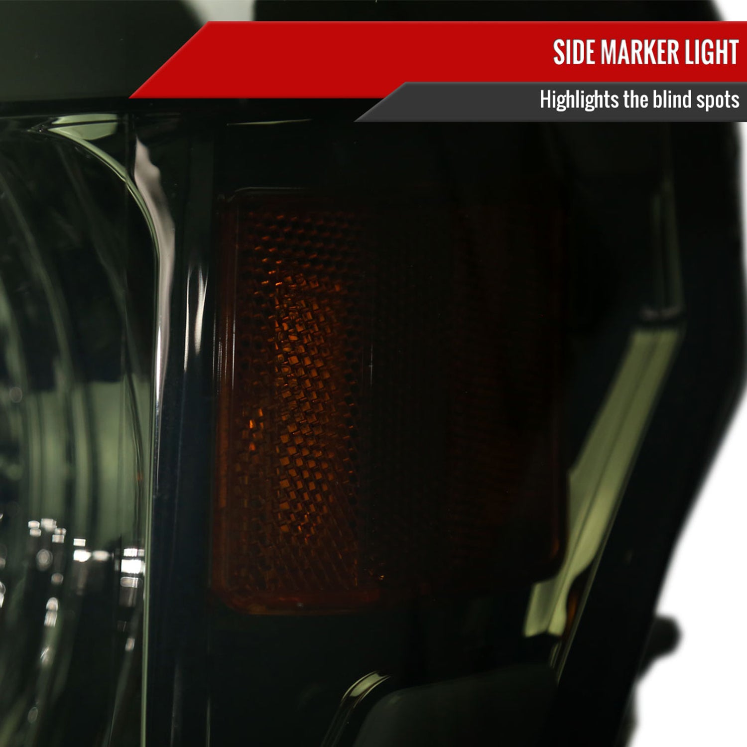 2009-2014 Ford F-150 LED Tube Factory Style Headlights Chrome/Smoke Lens