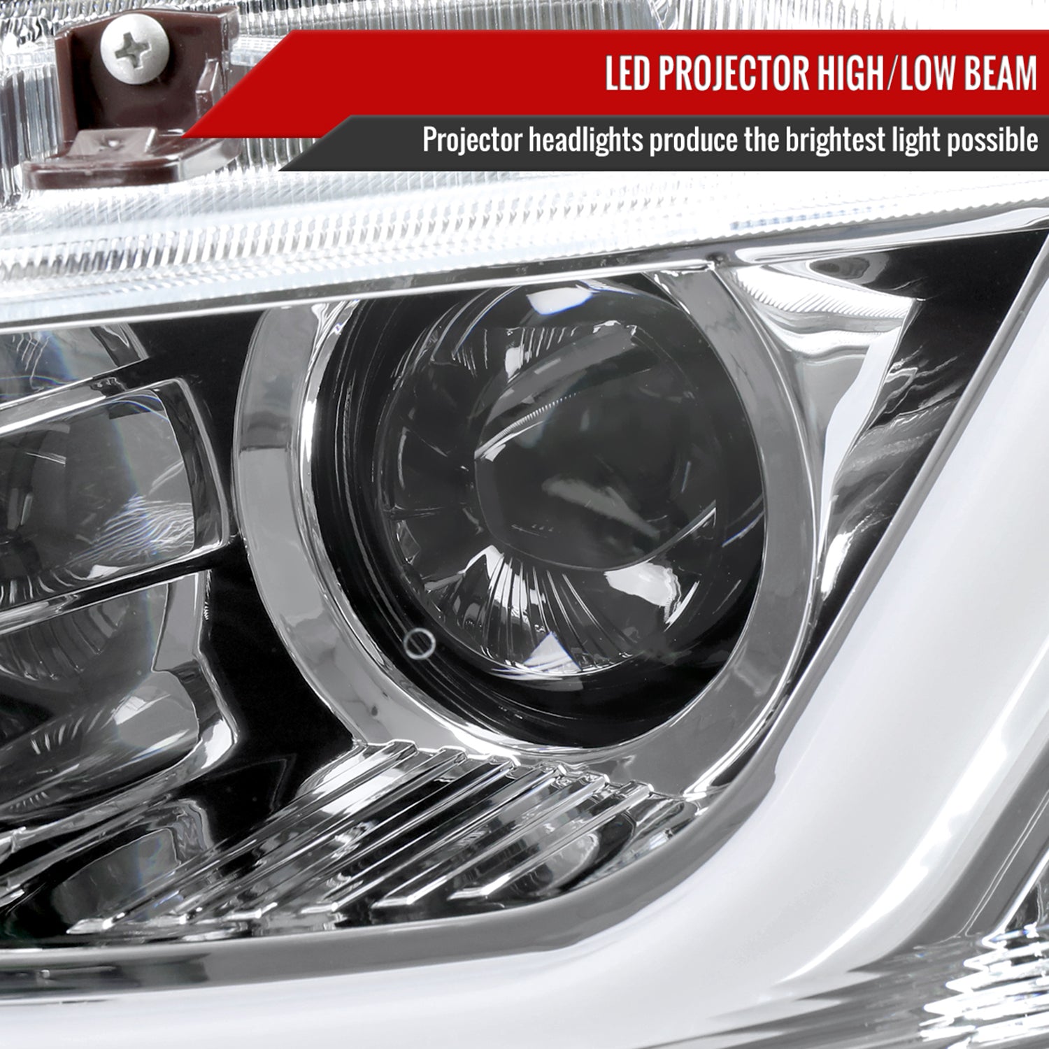 2016-2021 Honda Civic Full LED Projector Headlights Turn Signal Chrome