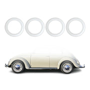 15" Rims Portawalls White Wall Tire Insert Trim Sidewall Set of 4 Pcs