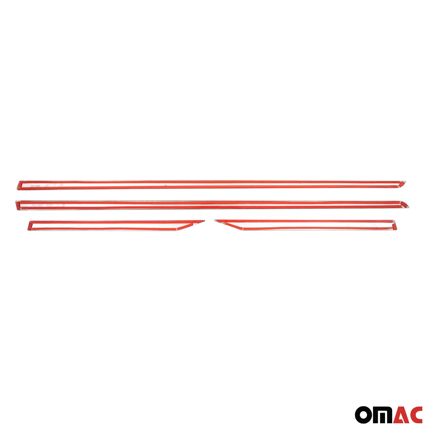 2011-2017 Lexus CT 200h Side Door Molding Trim Skirt Garnish Stainless Steel 4x