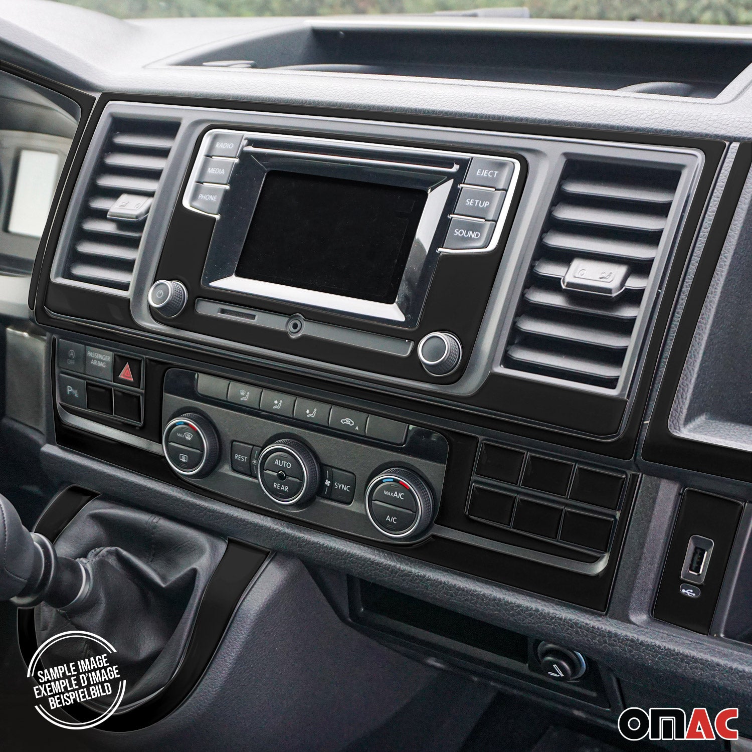 1998-2003 Volkswagen Golf Mk4 Piano Black Dashboard Console Trim Kit 21Pcs