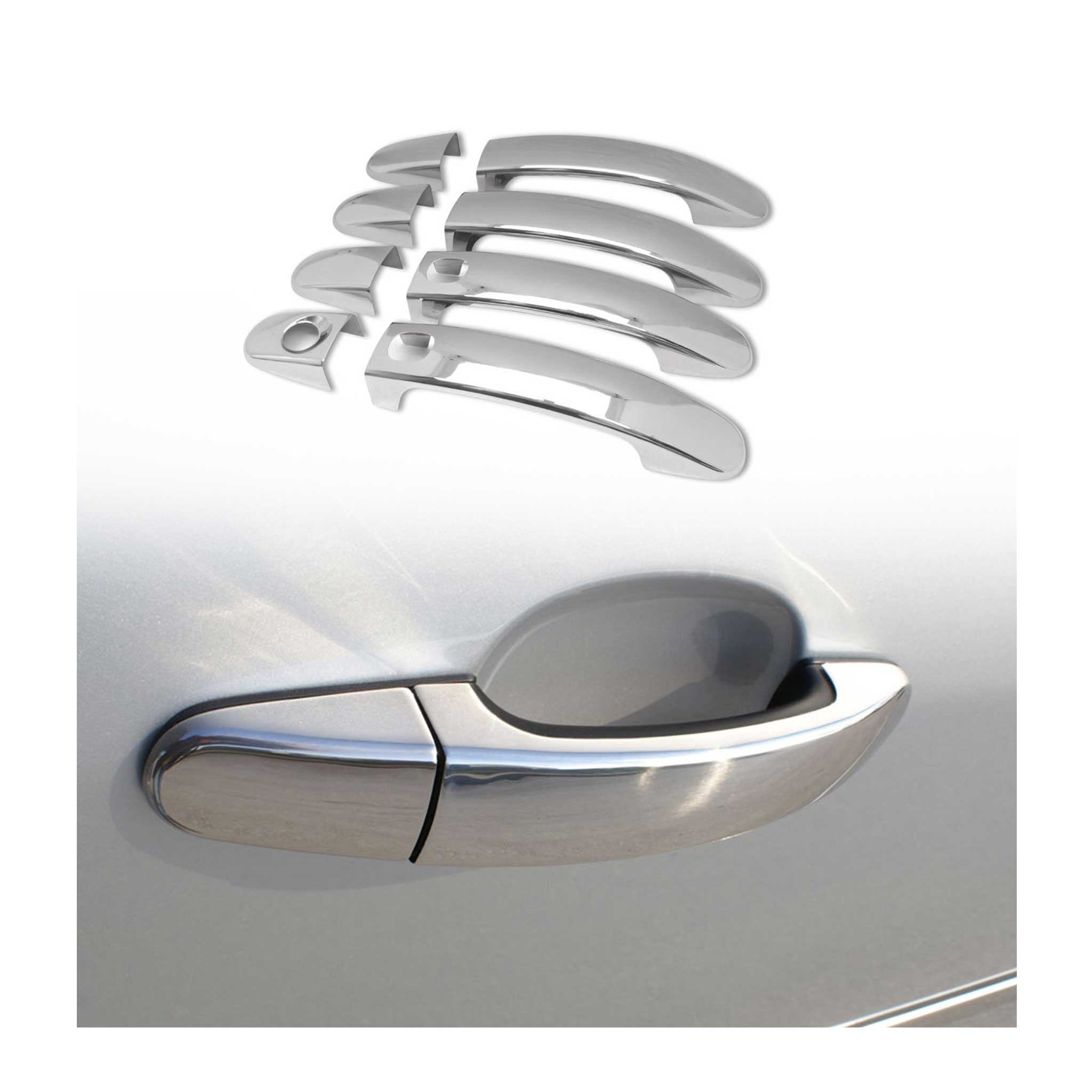 2008-2011 Mazda Tribute Car Door Handle Cover Protector Stainless Steel Chrome 8Pcs