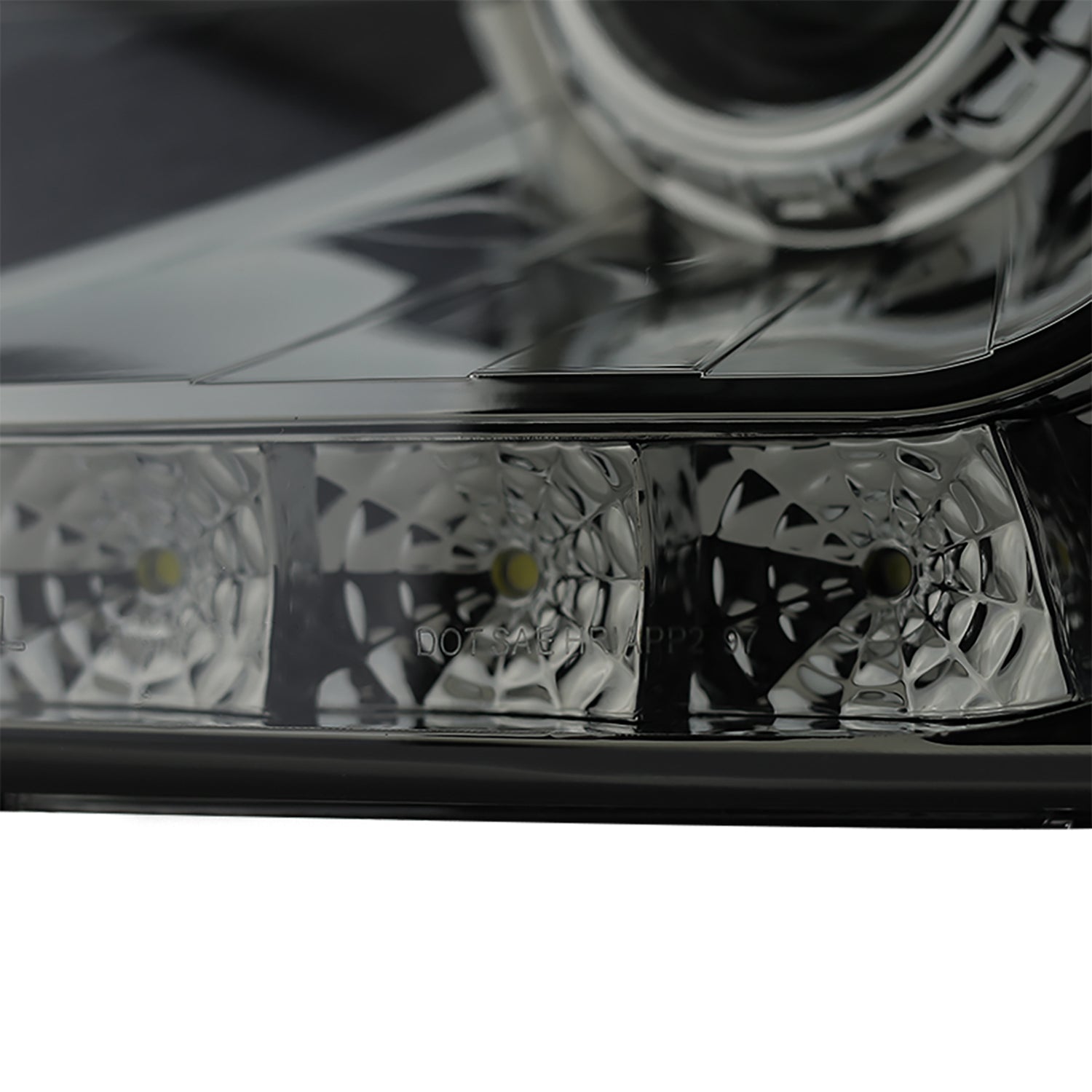 1997-2004 Ford F-150 / 1997-2002 Expedition Projector Headlights SMD LED Smoke