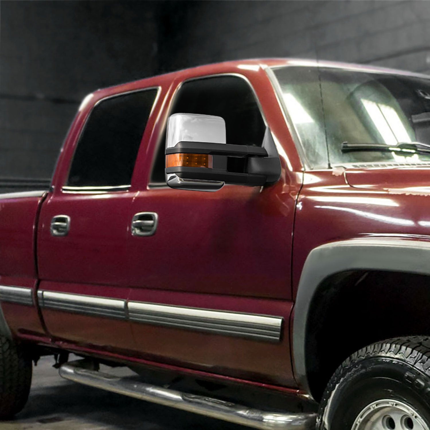 1999-2002 Chevy Silverado/Tahoe/Sierra/Yukon Heated Towing Mirrors Amber
