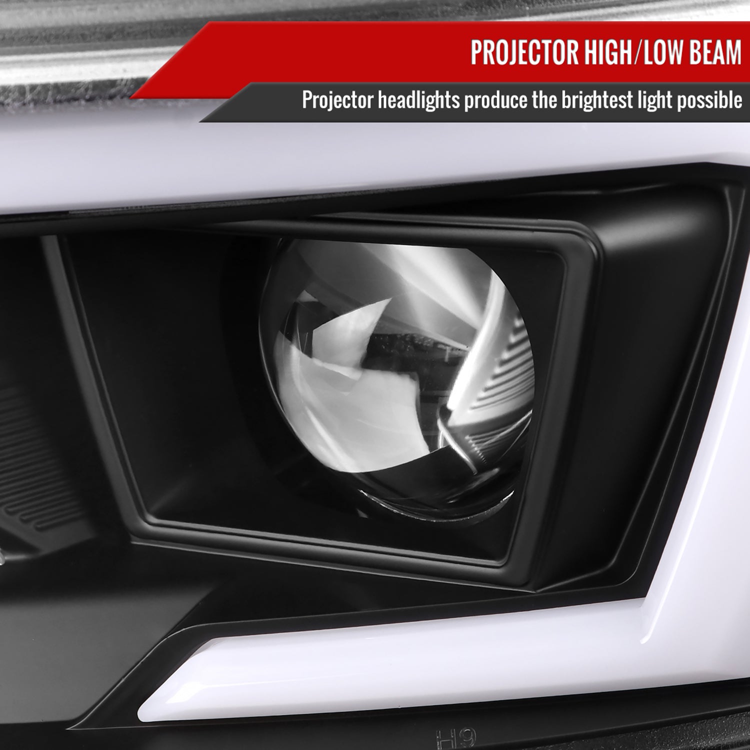 2015-2023 Dodge Charger LED Projector Headlights LED Turn Signal Black