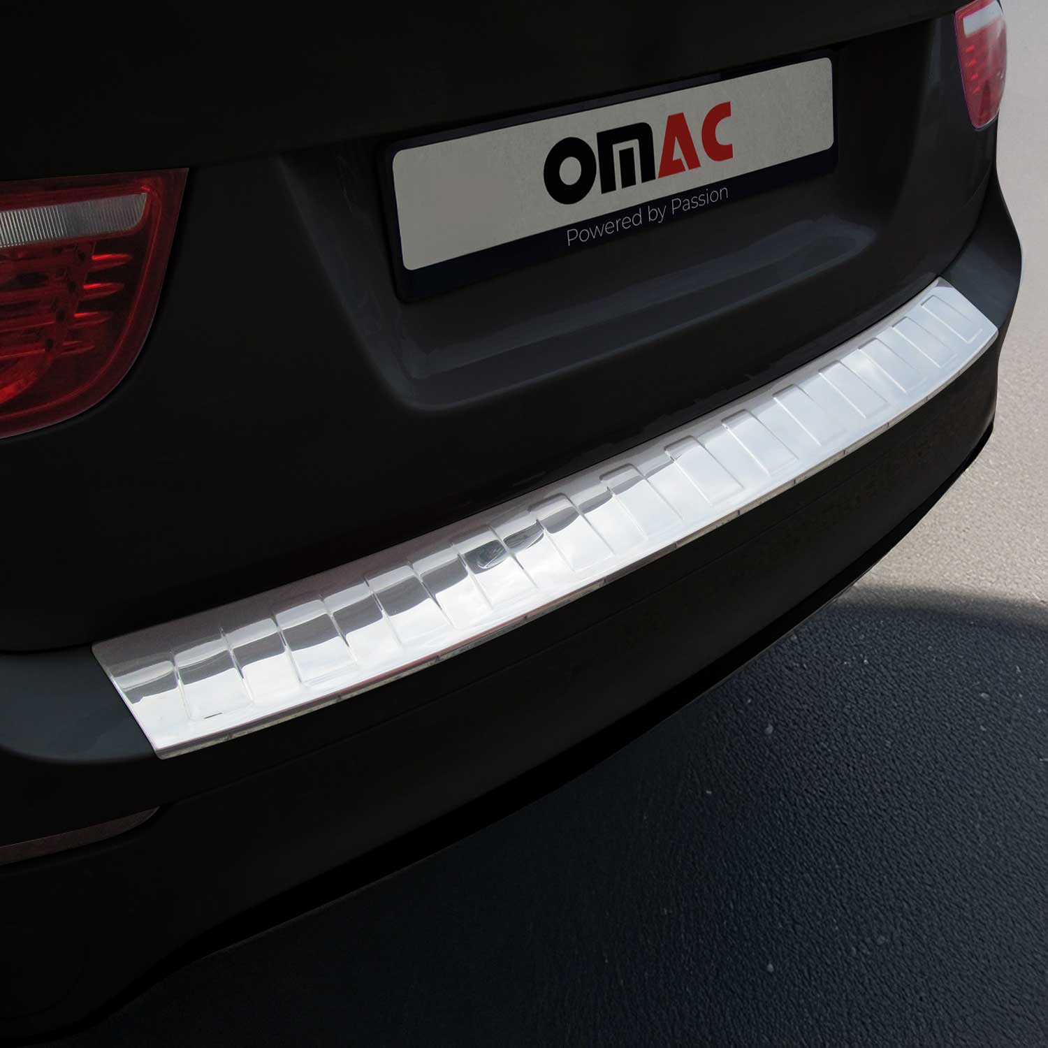 2008-2014 BMW X6 E71 Rear Bumper Guard Stainless Steel Glossy