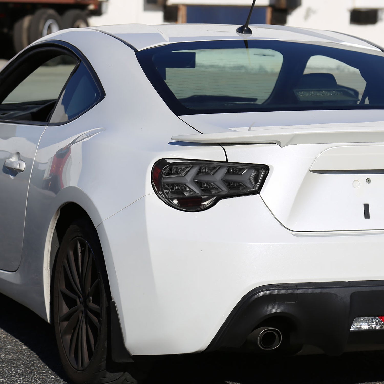 2013-2016 Scion FRS/ Subaru BRZ Lambo Sequential LED Tail Lights Chrome/Smoke