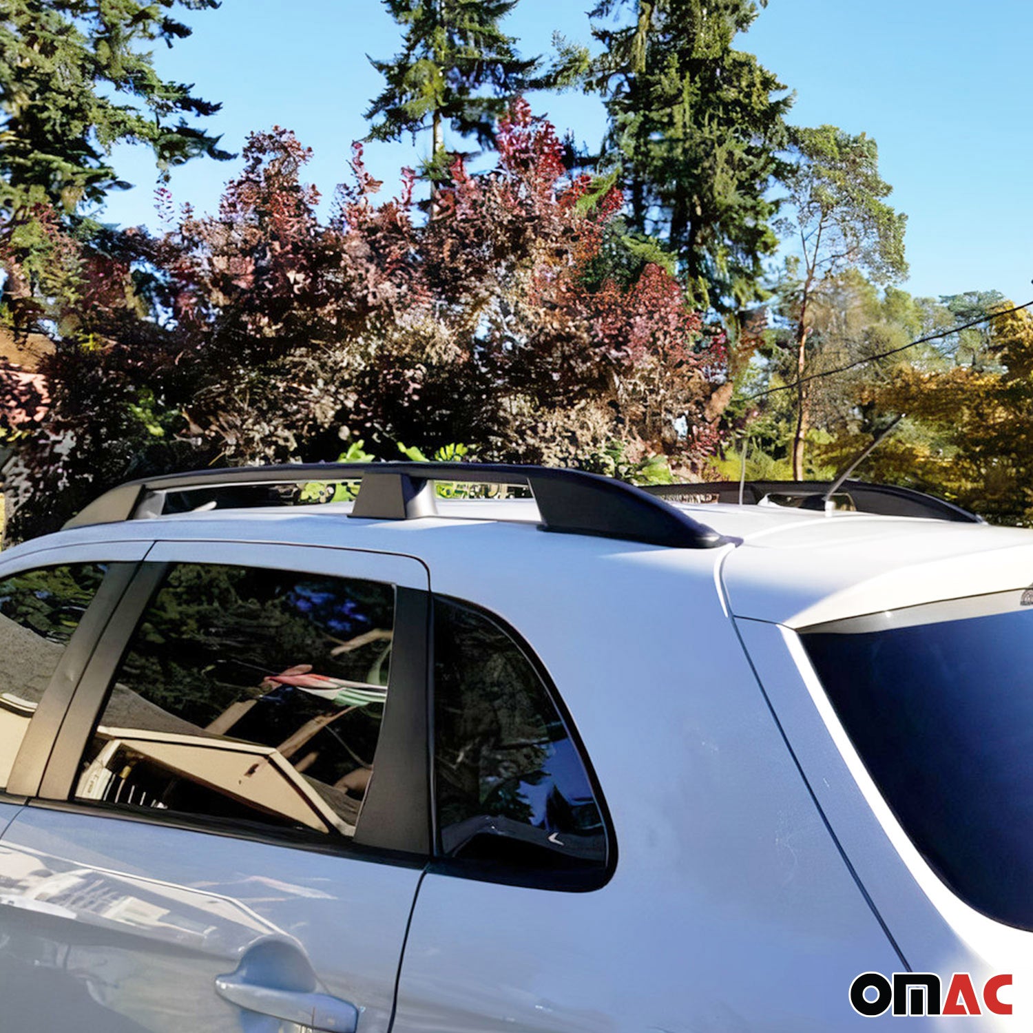 2014-2023 Ford Transit Connect SWB Roof Rack Rails Side Rails Black