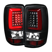 2000-2006 Chevy Suburban/Tahoe/Yukon/Yukon XL LED C Bar Tail Lights Black