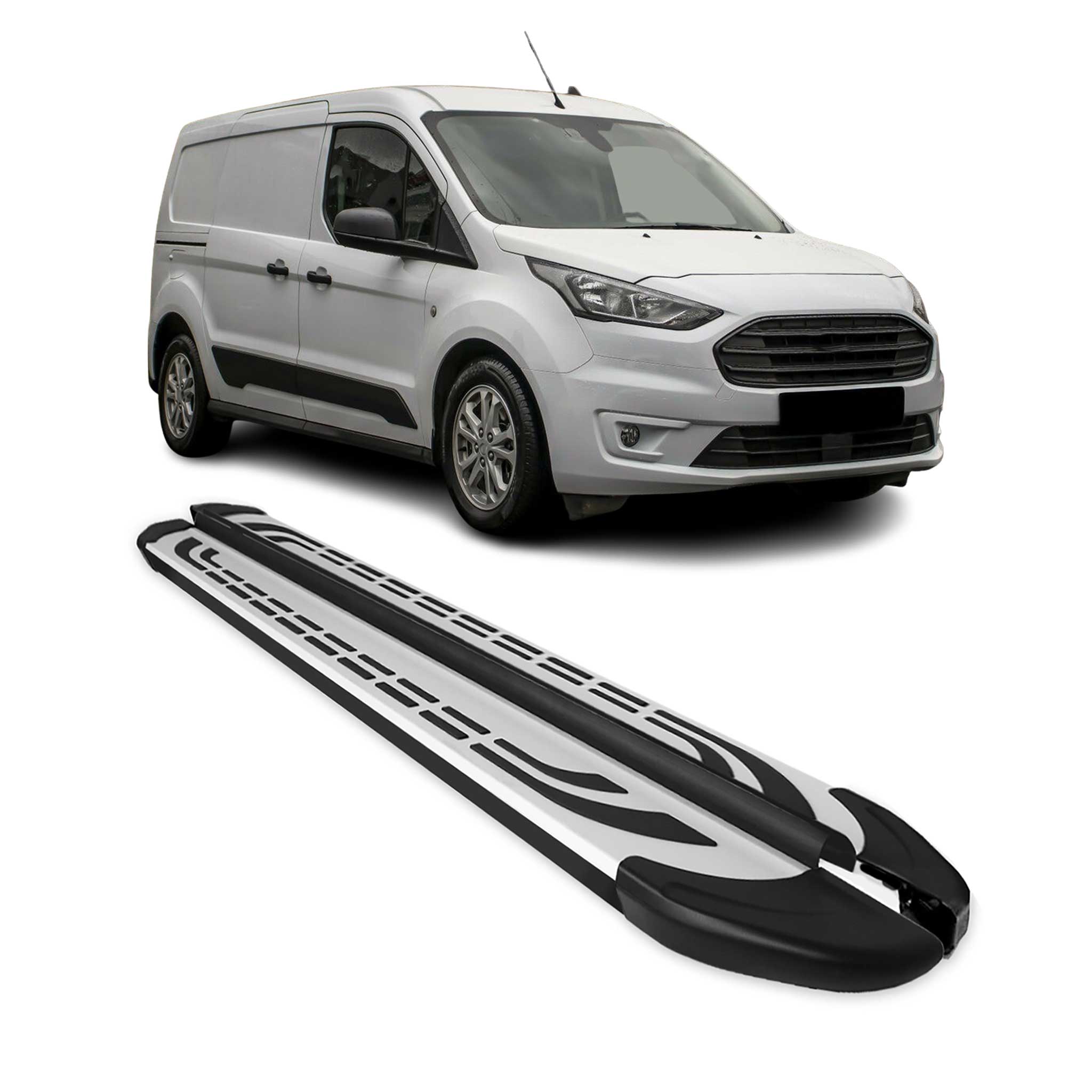 2020-2026 Ford Transit Connect Nerf Bar Side Step Running Boards Alu 2x