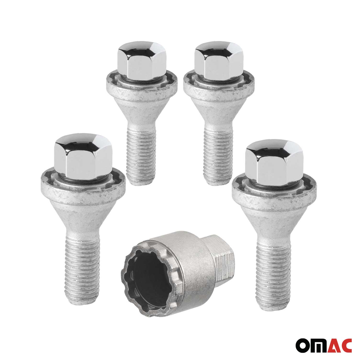 Wheel Lock Kit for LEXUS IS F IS Series NX300 M14X1.25 Chromed 4Locks&1Key