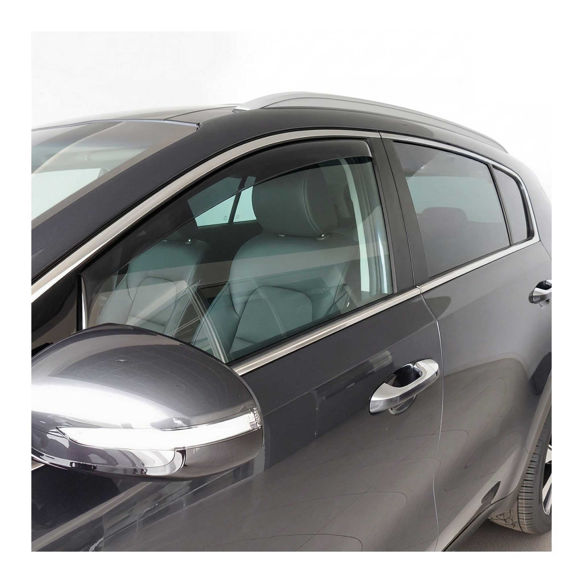 2017-2022 Kia Sportage Window Visor Vent Rain Deflector 4Pcs Smoke