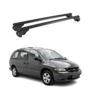 Roof Rack Cross Bars Luggage Carrier for Dodge Caravan 1996-2000 TÜV Black 2 Pcs
