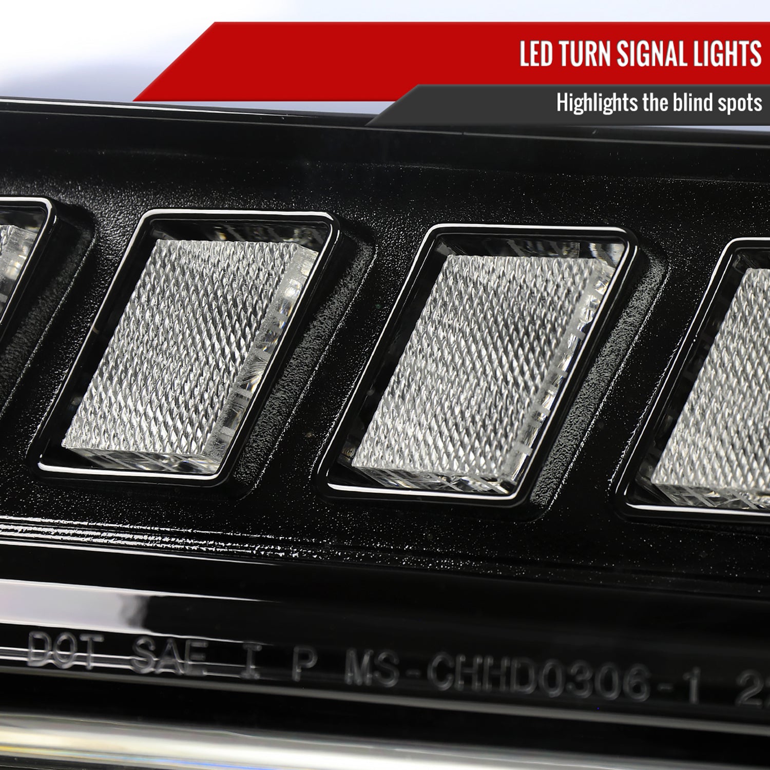 2003-2007 Chevy Silverado Avalanche LED Projector Headlights Bumper Lights