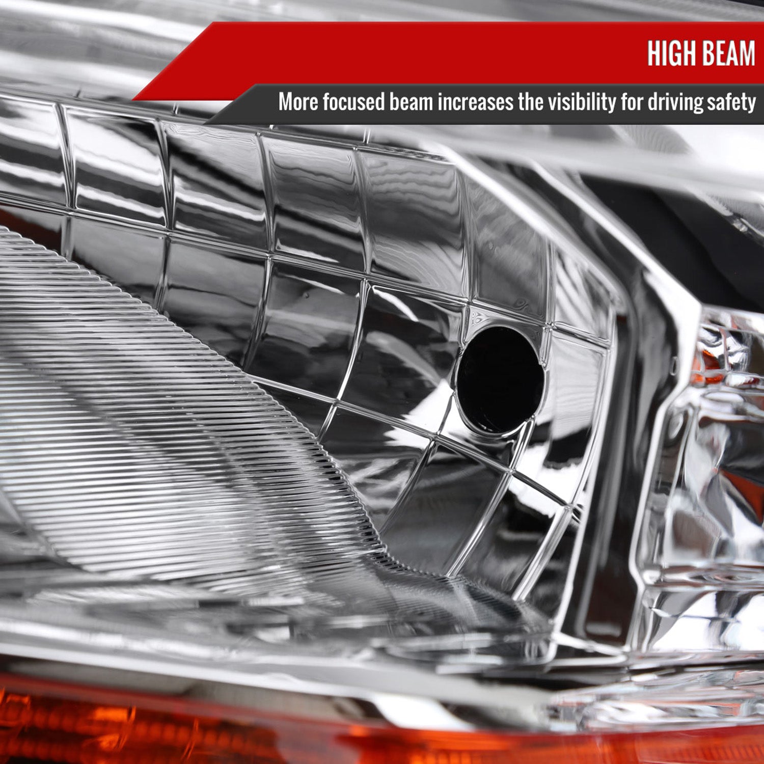 2019-2022 Ford Ranger XL/XLT Factory Style Halogen Headlights Chrome/Clear