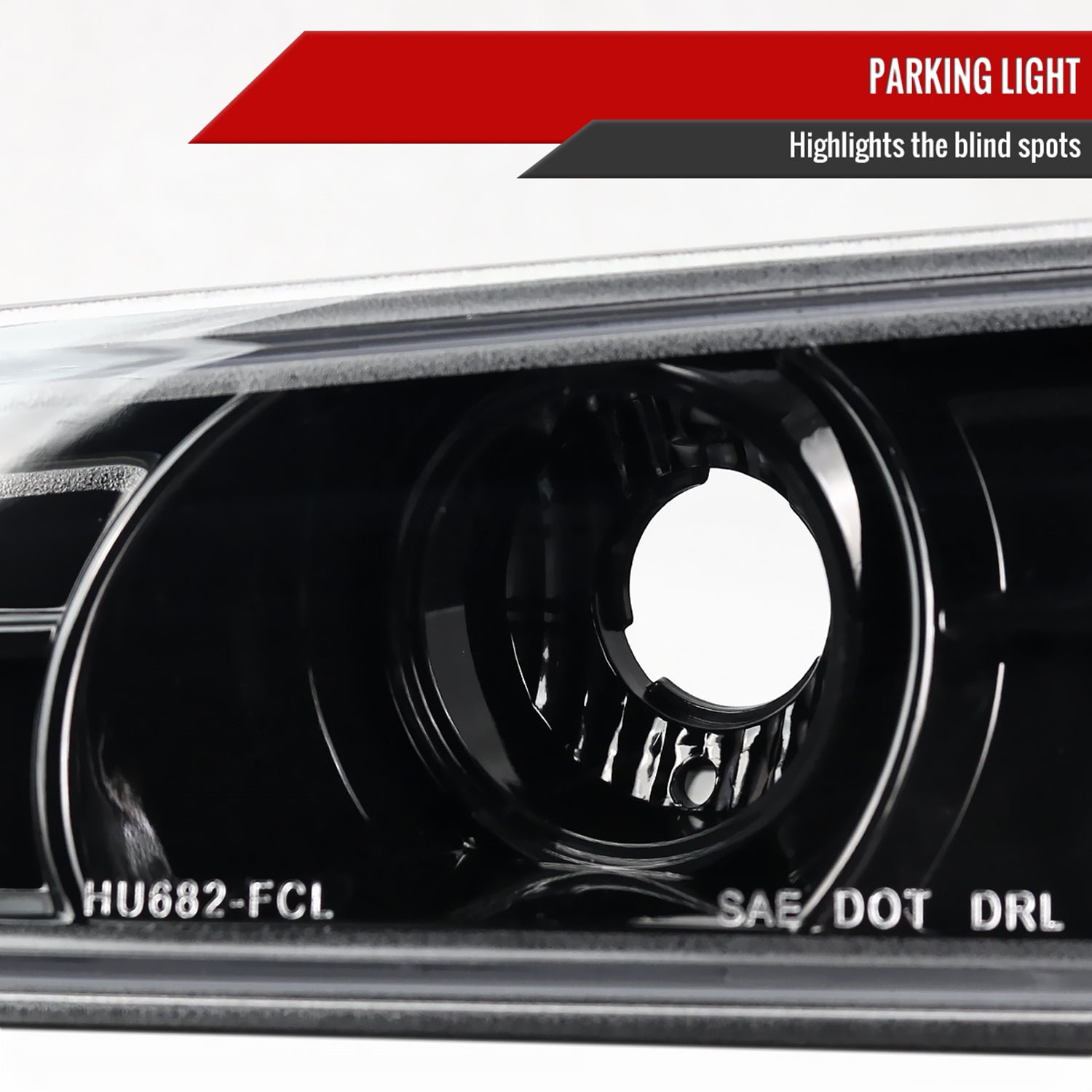 2004-2012 Chevy Colorado GMC Canyon Dual Halo Headlights&Corner Lights Pair