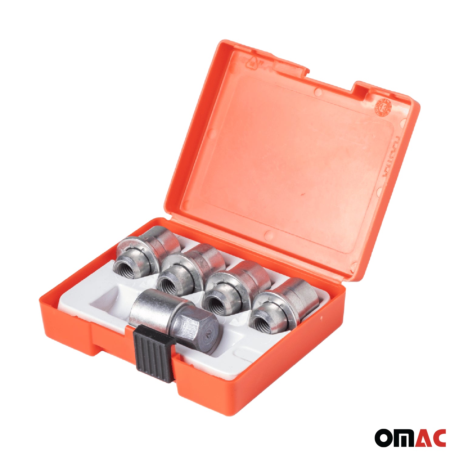 Wheel Lock Kit for Land Rover Defender M14X1,5 Galvanized Silver 4Locks & 1Key