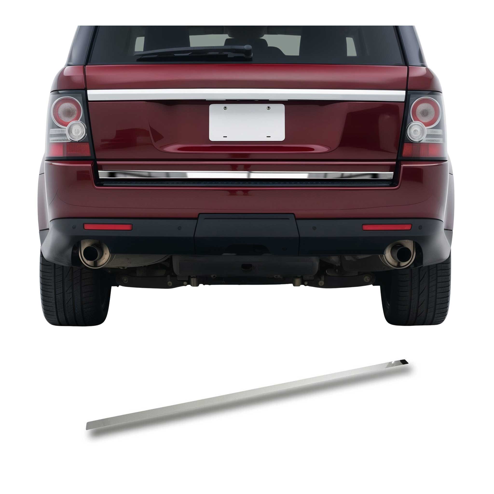 2014-2022 Land Rover Range Rover Sport Rear Trunk Molding Trim Stainless Steel Silver