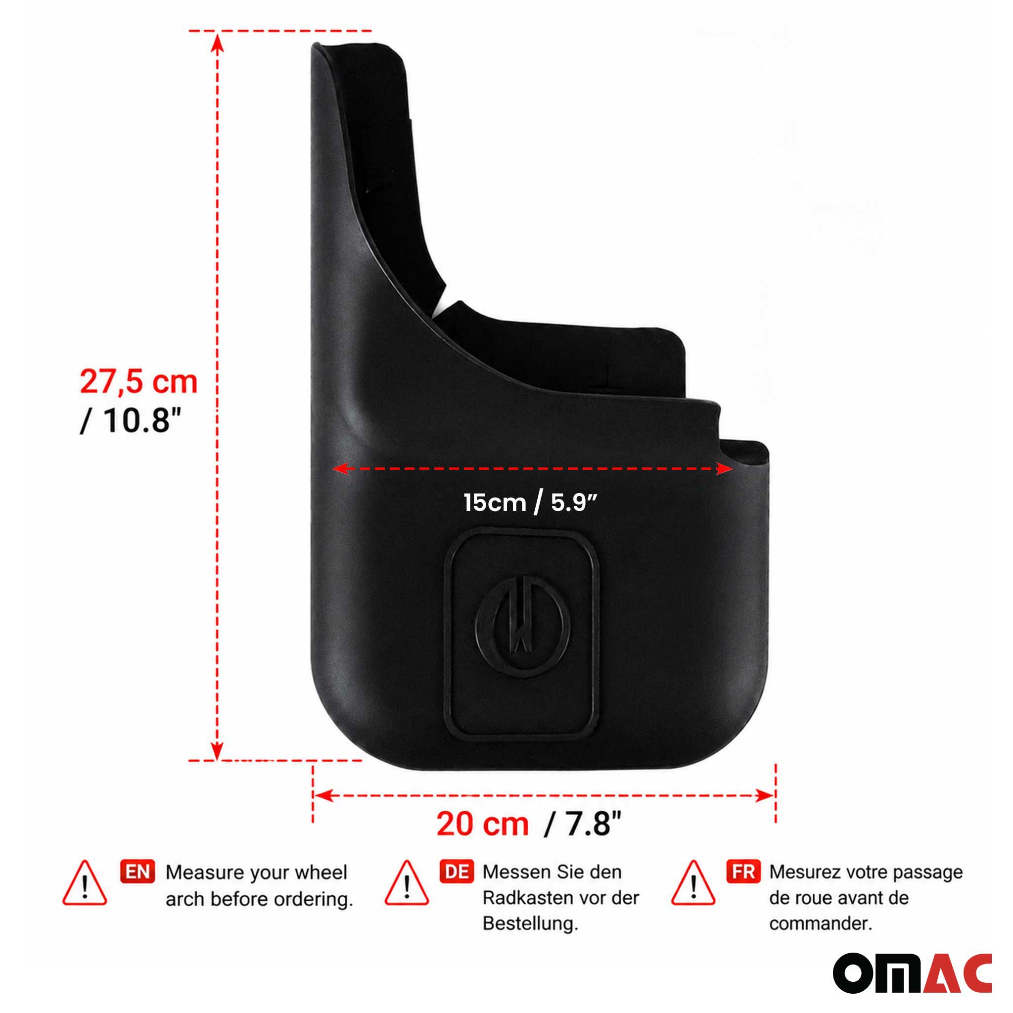 2013-2022 Buick Encore Mud Guards Splash Mud Flaps Black 2Pcs