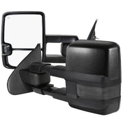 2014-2018 Chevy Silverado/ Sierra Folding Heated & Manual Towing Mirrors Black