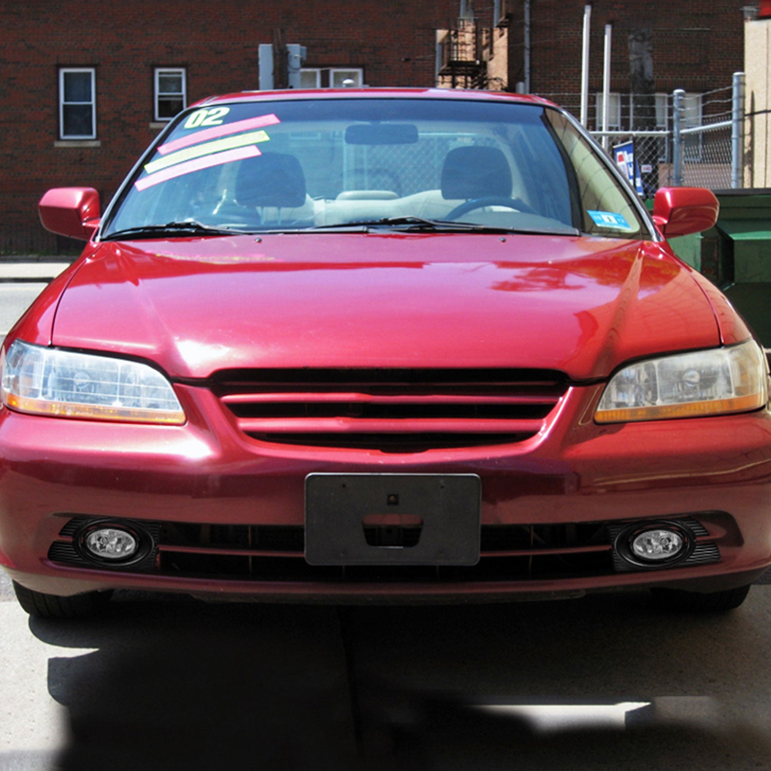 2001-2002 Honda Accord Sedan H11 Fog Lights Kit Chrome Housing/Clear Lens