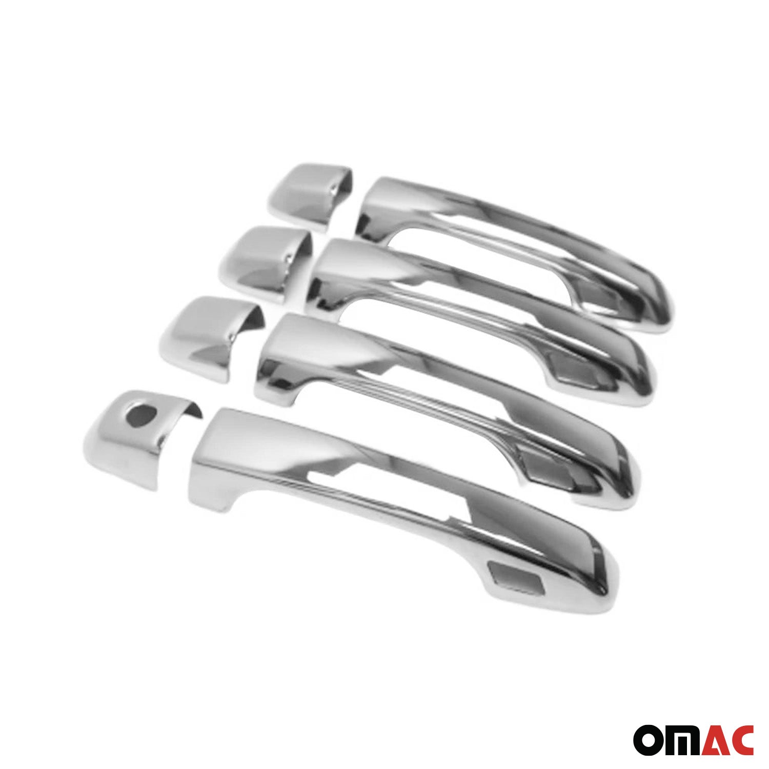 2016-2021 Toyota Land Cruiser Car Door Handle Cover Protector Stainless Steel 8 Pcs