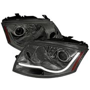 1999-2006 Audi TT LED Bar Projector Headlights Chrome Housing/Smoke Lens