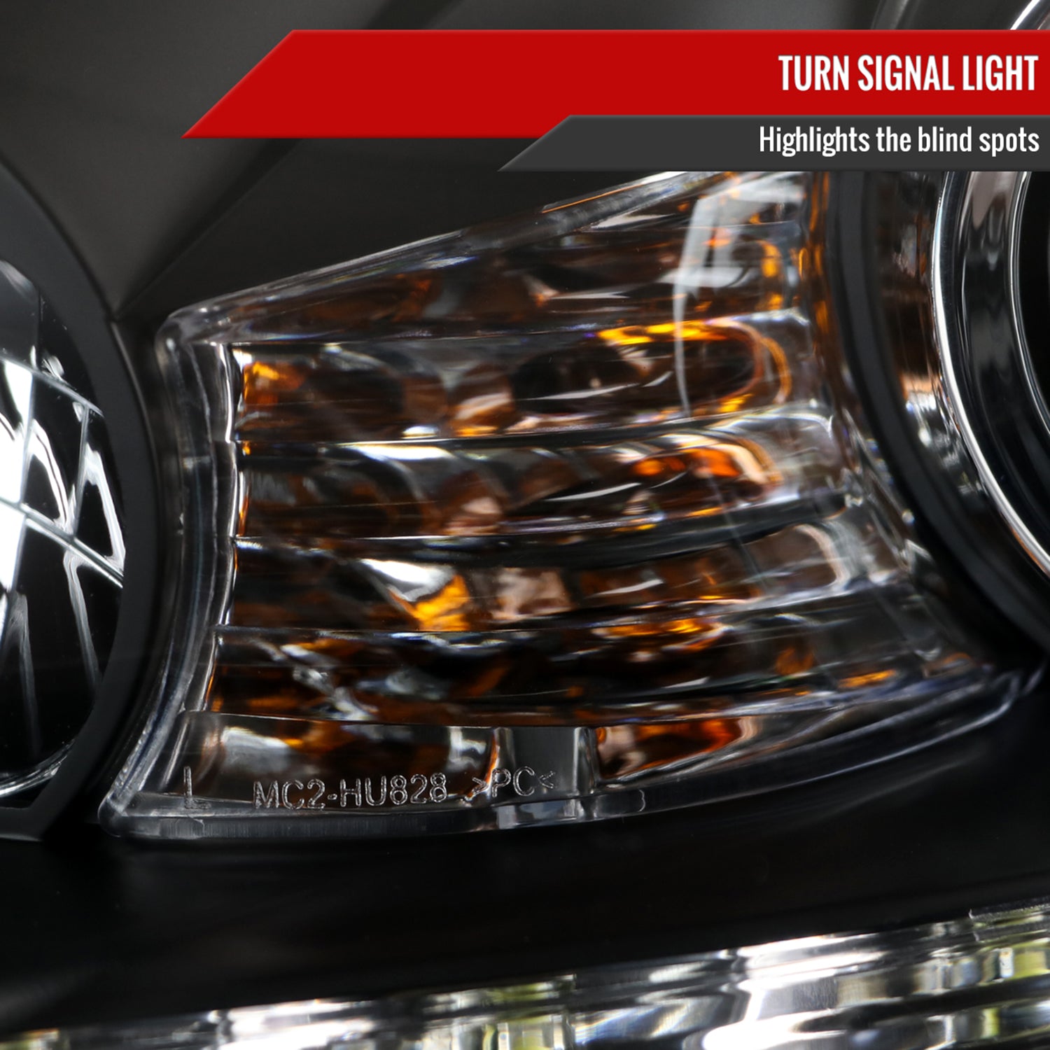 2006-2010 Lexus IS250/IS350 LED Light Projector Headlights Turn Signals Black