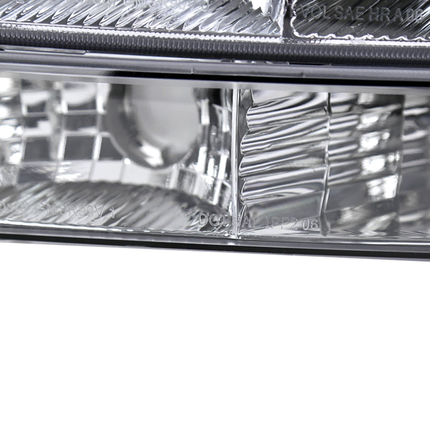 1999-2007 GMC Sierra/ Yukon/Yukon XL Factory Crystal Headlights Amber & Chrome