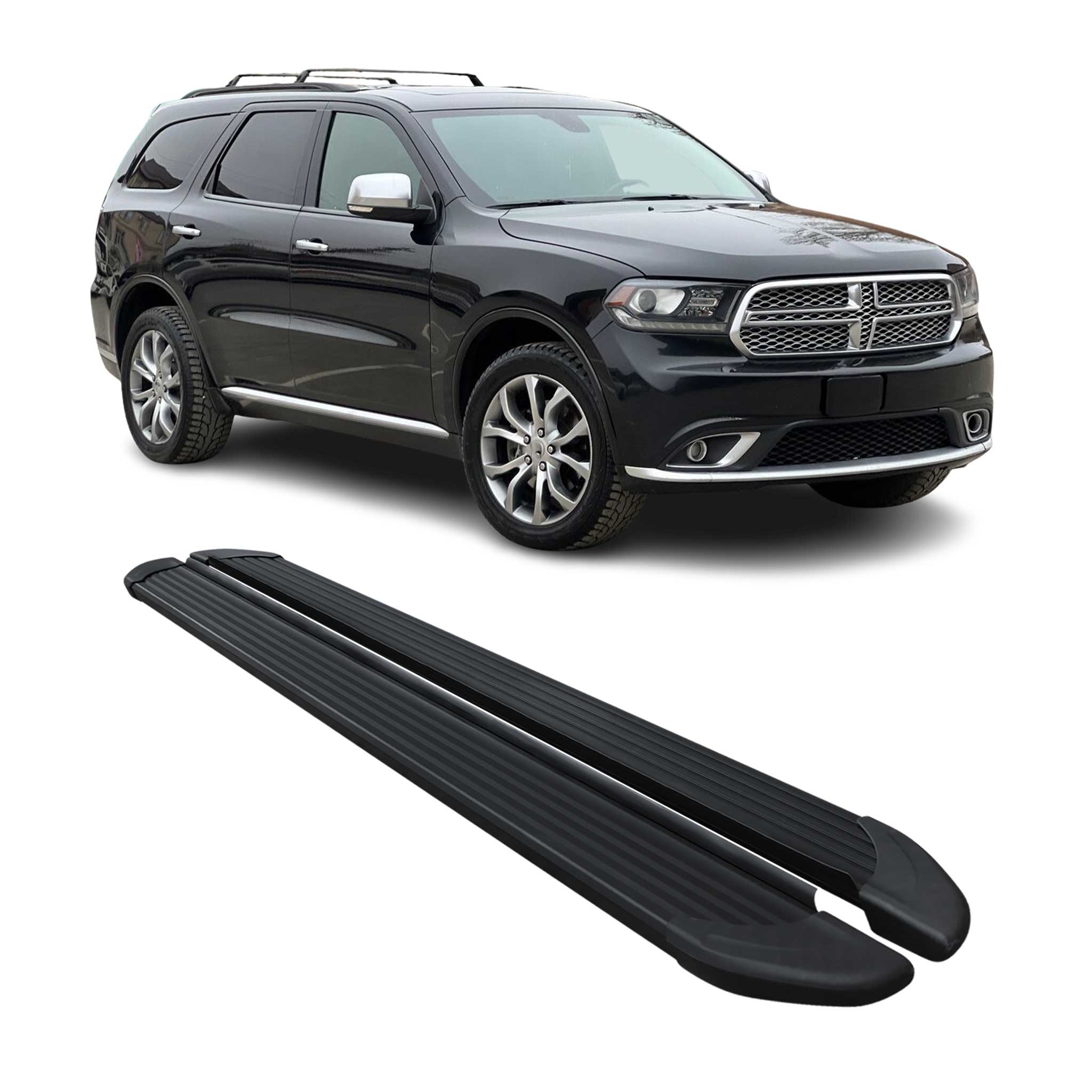 2011-2026 Dodge Durango Running Board Nerf Bar Side Step Silver 2 Pcs