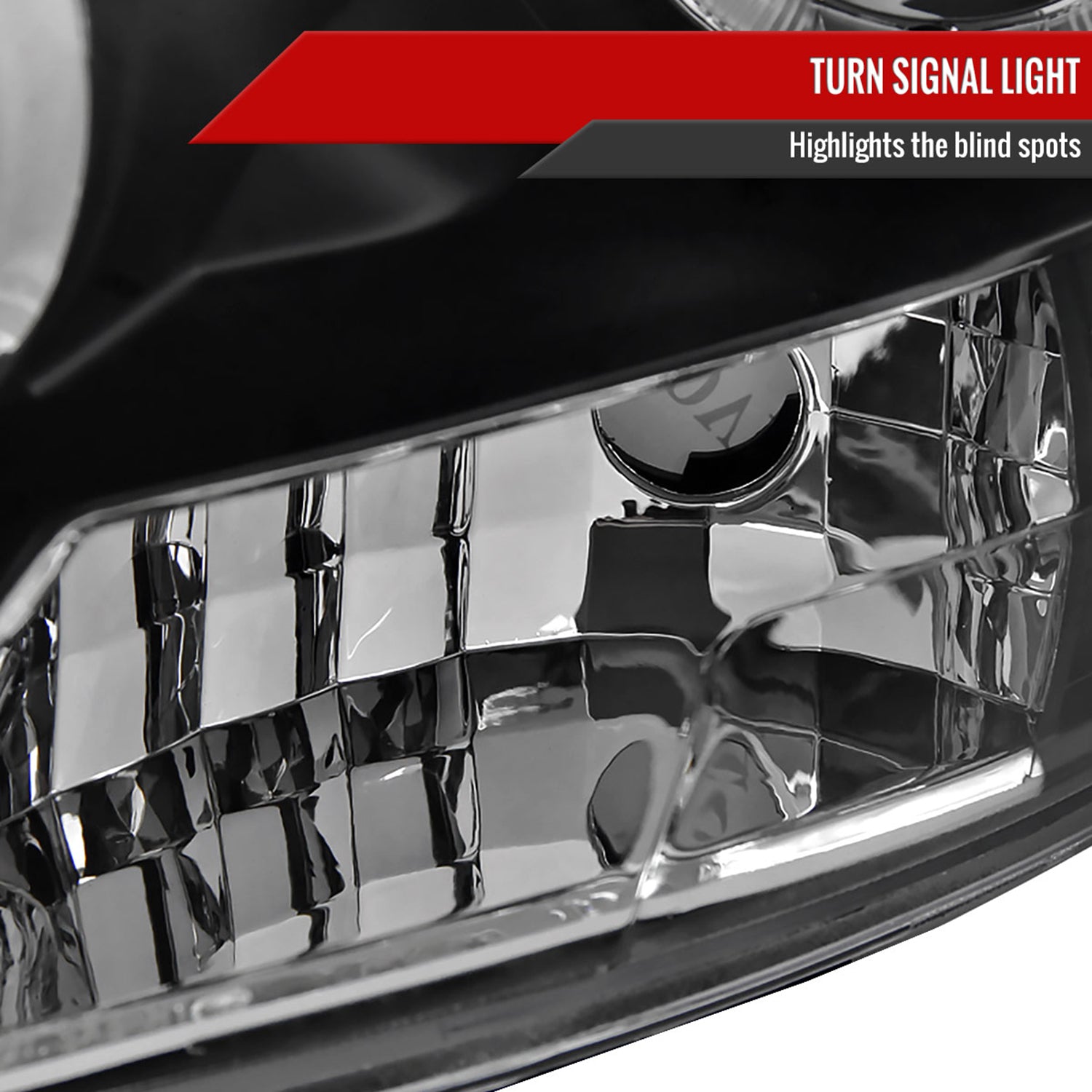 2006-2008 Dodge RAM 1500/ 06-2009 RAM 2500 3500 Dual Halo Headlights Black