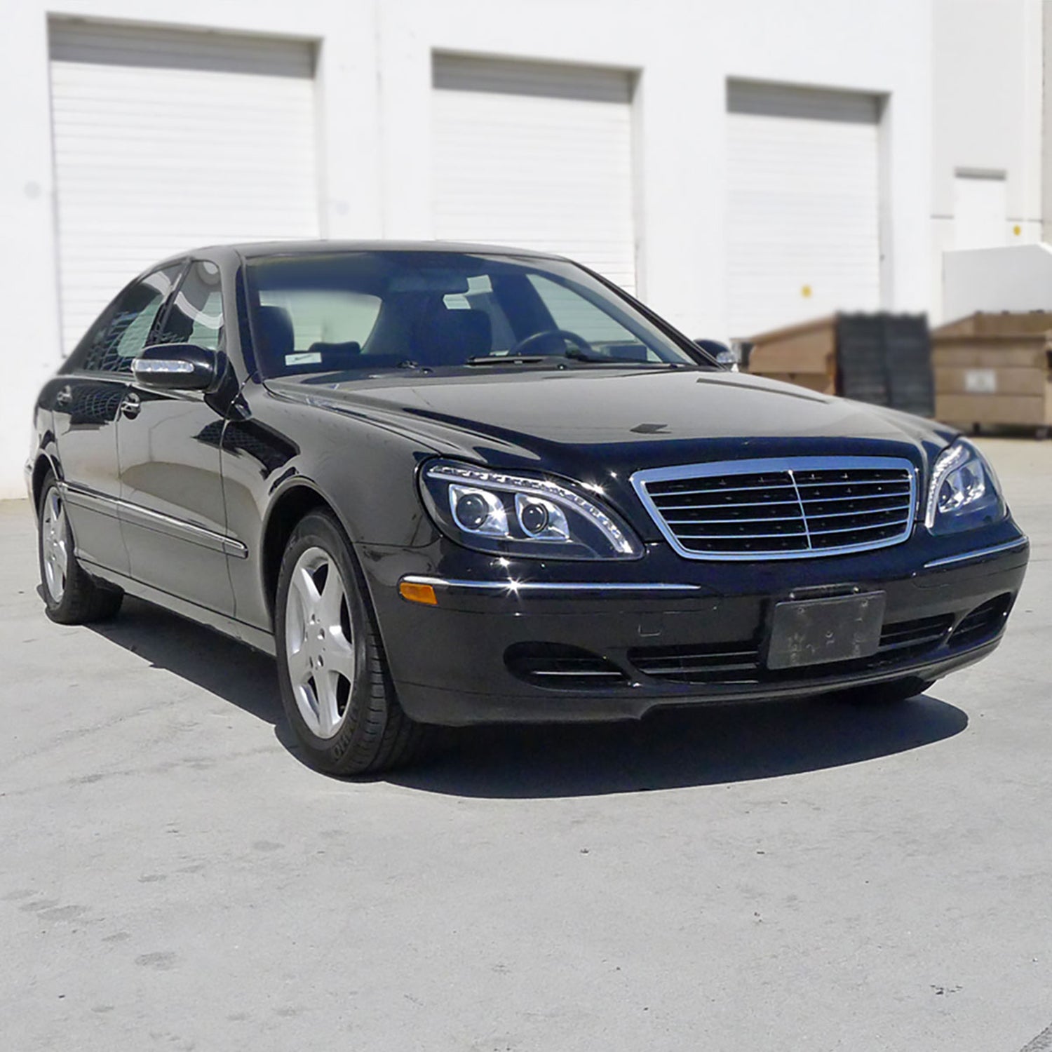 1998-2006 Mercedes Benz W220 S Class Headlights LED Light&Signal Lights Black
