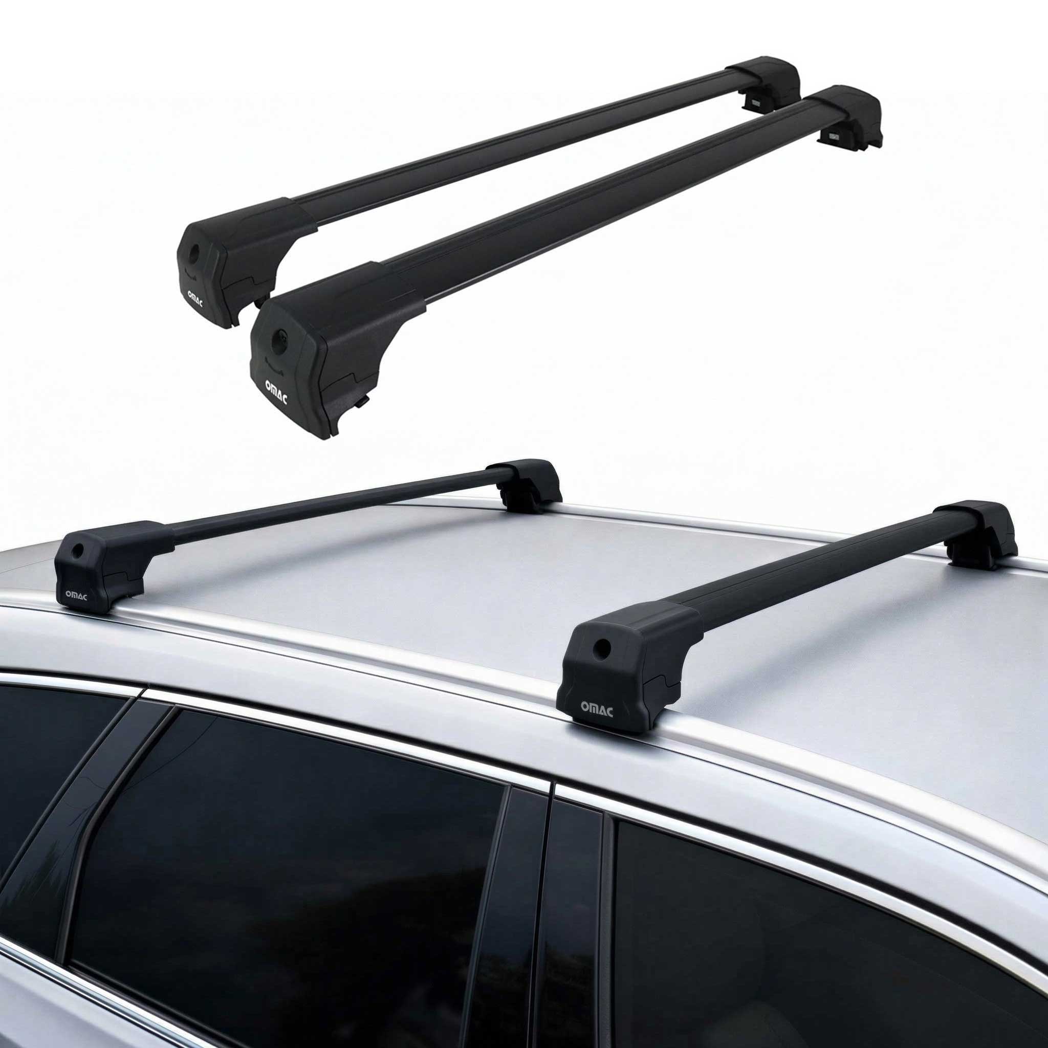 2015-2019 Mercedes GLA Class X156 Roof Rack Cross Bars Black