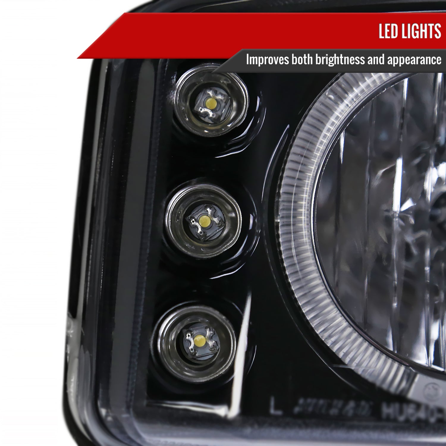 1999-2006 GMC Sierra/Yukon XL/SLT Dual Halo Headlights&Bumper Lights Smoke