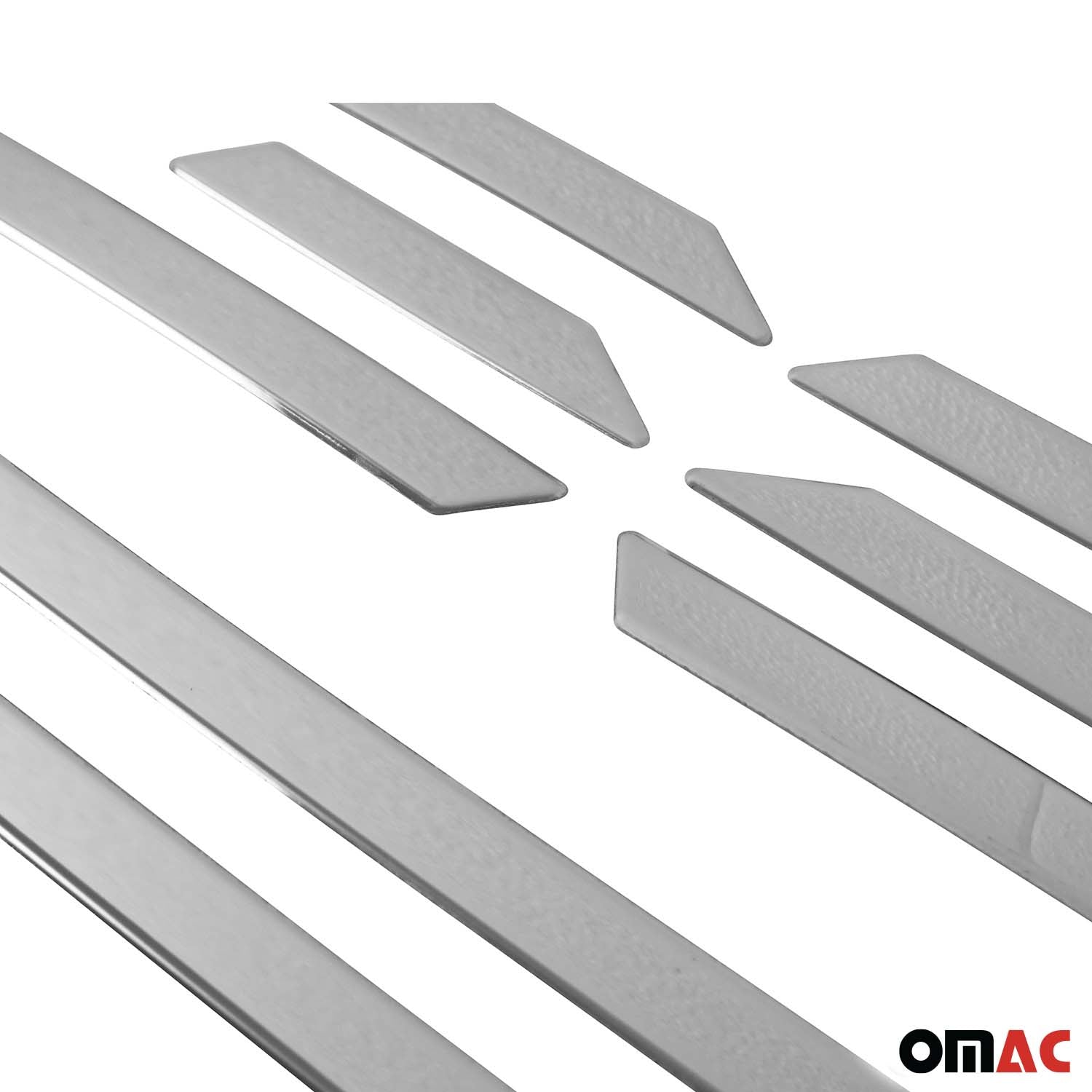 2016-2021 Hyundai Tucson Window Molding Trim Streamer Stainless Steel Silver 10 Pcs